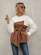 Keyhole Back Belted 2 In 1 Top